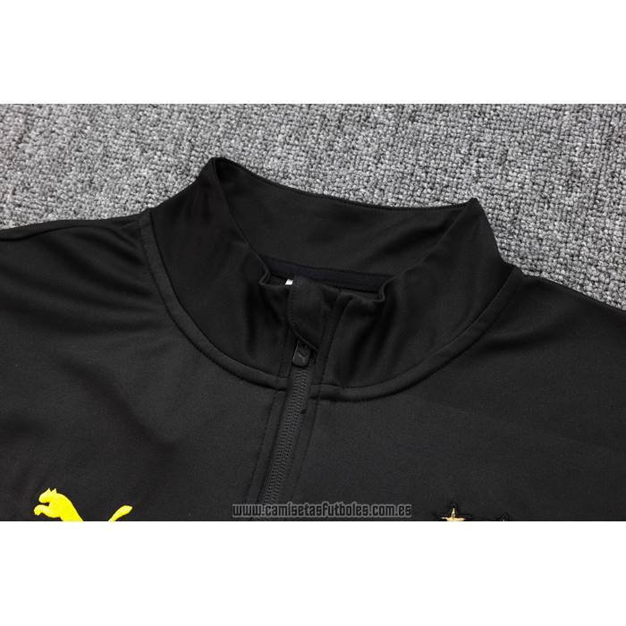 Chandal de Sudadera del Borussia Dortmund 2023-2024 Negro